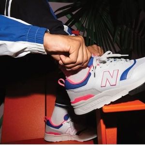 New Balance 997H Sneakers White Laser Pink